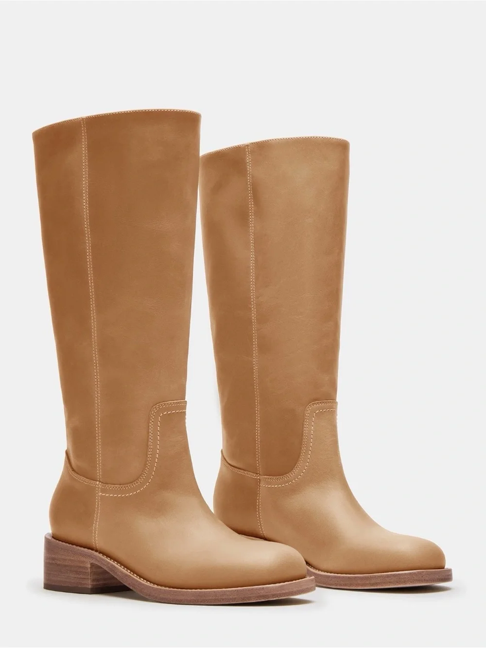 Steve Madden Riggs Tall Riding Boots Banana Tan Brown Size NWT